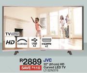 JVC 32"(81cm) HD Curved LED TV LT-32N376