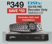 Dstv 5U/5S HD Decoder RMHD4137