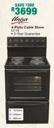 UNIVA 4 Plate Cable Stove - U116
