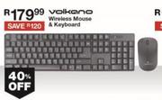 Volkano Wireless Mouse & Keyboard