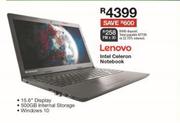 Lenovo Intel Celeron Notebook