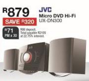 JVC Micro DVD HiFi UX-DN300