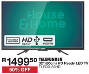 Telefunken 32" (80cm) HD Ready LED TV TLEDD-32HD