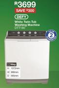 DEFY Twin Tub Washing Machine - DTT180