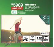 Hisense 49" (125cm) Full HD Smart LED TV 49A5700PW