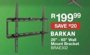 Barkan 26"-65" Wall Mount Bracket BRAE302