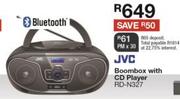 JVC Boombox With CD Player RD-N327