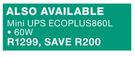 Elecstor 60W Mini UPS ECOPLUS860L