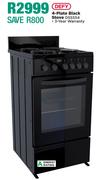 Defy 4 Plate Black Stove DSS554