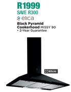 Elica Black Pyramid Cookerhood MISSY 90