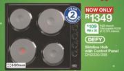 Defy 600mm Slimline Hob With Control Panel DHD330/398