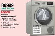 Bosch 8kg Metallic Condenser Dryer WTM8327SZA