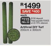 Artificial DIY Turf 200cm X 300cm-Each