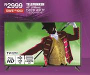 Telefunken 43"(109cm) Full HD LED TV TLEDD-43FHD
