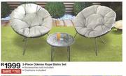 3 Piece Odense Rope Bistro Set