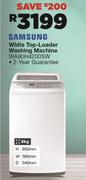 SAMSUNG White Top Loader Washing Machine - WA90H4200SW