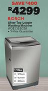 BOSCH Silver Top Loader Washing Machine - WOE135SOZA