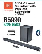 JBL 2.1 DB Channel Soundbar With Wireless Subwoofer 