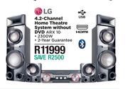 LG 4.2 Channel Home Theatre System Without DVD ARX 10