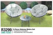 3 Piece Odense Bistro Set