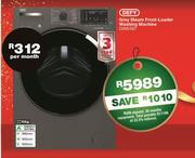 Defy 10kg White Grey Steam Front Loader Washing Machine DAW387	