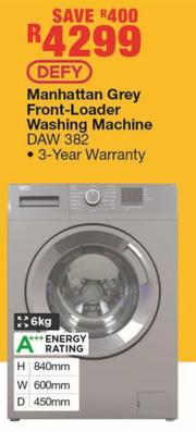 defy daw 382 washing machine