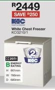 KIC 207L White Chest Freezer KCG210/1