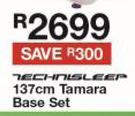 Technisleep 137cm Tamara Double Base Set