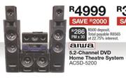 Aiwa 5.2 Channel DVD Home Theatre System ACSD-5200