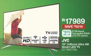 JVC 75" (190cm) Ultra HD Smart LED TV LT-75N775A