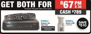 DSTV Explora 3A Decoder Plus DSTV Smart LNB LXM502-For Both
