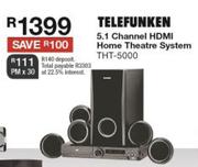 Telefunken 5.1 Channel HDMI Home Theatre System THT-5000