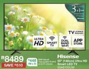 Hisense 55" (140cm) Ultra HD Smart LED TV 55A6100UW