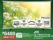 JVC 55" (140cm) Curved Ultra HD Smart LED TV LT-55N776