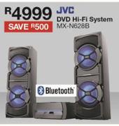 JVC DVD HiFi System Bluetooth MX-N628B