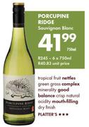 Porcupine Ridge Sauvignon Blanc-6x750ml