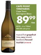 Cape Point Vineyards Cape Town Sauvignon Blanc-750ml