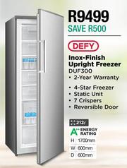 Defy upright sales freezer duf300