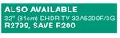 Hisense 32" (81cm) DHDR TV 32A5200F/3G