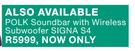 Polk Soundbar With Wireless Subwoofer SIGNA S4