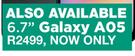 Samsung Galaxy 6.7" A05 4G Smartphone