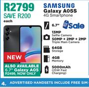 Samsung Galaxy A05S 4G Smartphone