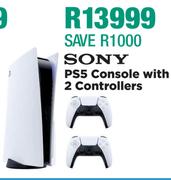 Sony PS5 Console With 2 Controllers