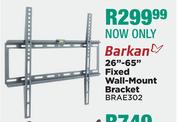 Barkan 26"-65" Fixed Wall Mount Bracket BRAE302