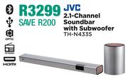 JVC 2.1 Channel Soundbar With Subwoofer TH-N433S