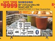 Samsung 58" (147cm) Ultra HD Smart LED TV UA58TU7000