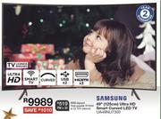 Samsung 49" (125cm) Ultra HD Smart Curved LED TV UA49NU7300