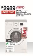 Defy 6Kg White Front-Loader Washing Machine DAW 381
