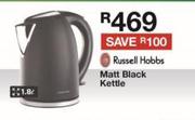 Russell Hobbs 1.8Ltr Matt Black Kettle 