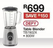Defy Table Blender TB7802X-800W